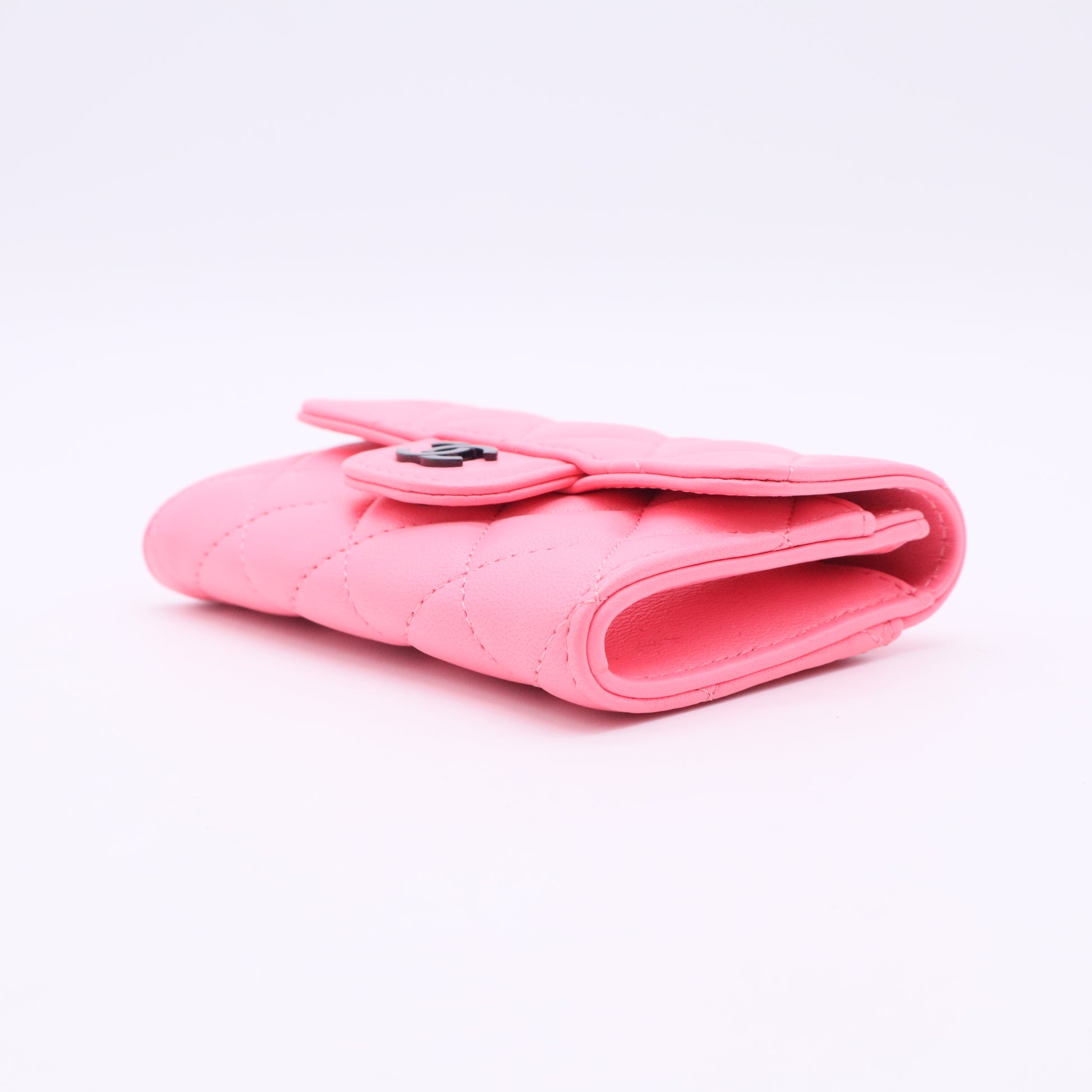 Pink Leather Wallet Small