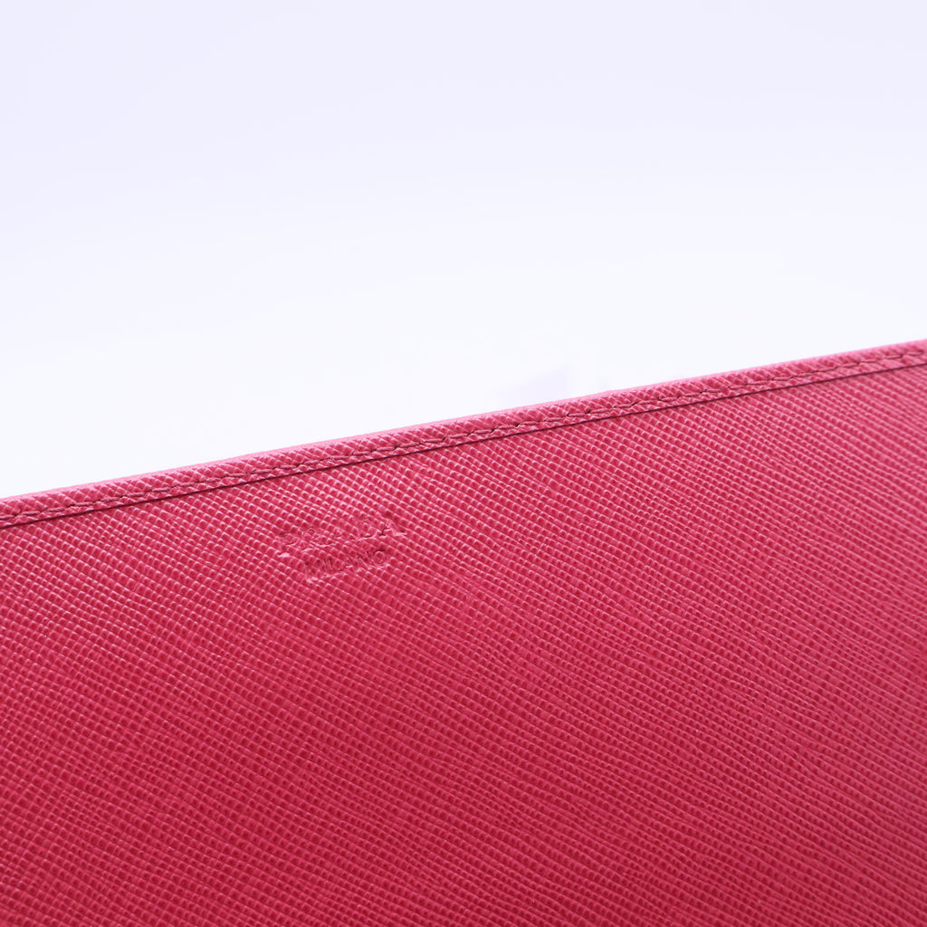 Saffiano Leather Clutch W20338