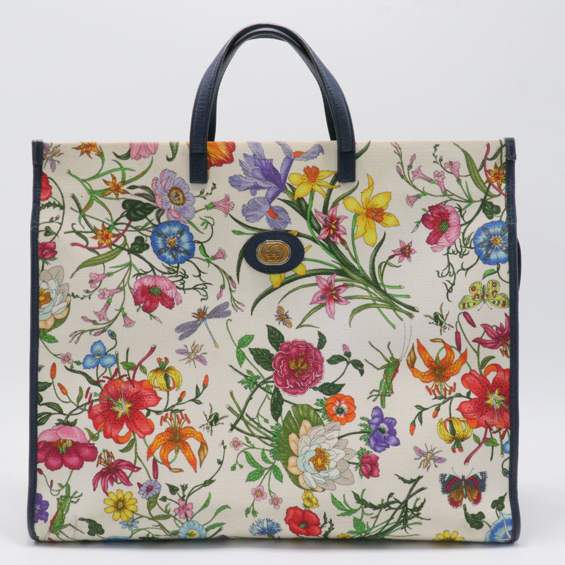 Convertible Tote Flora Canvas Large