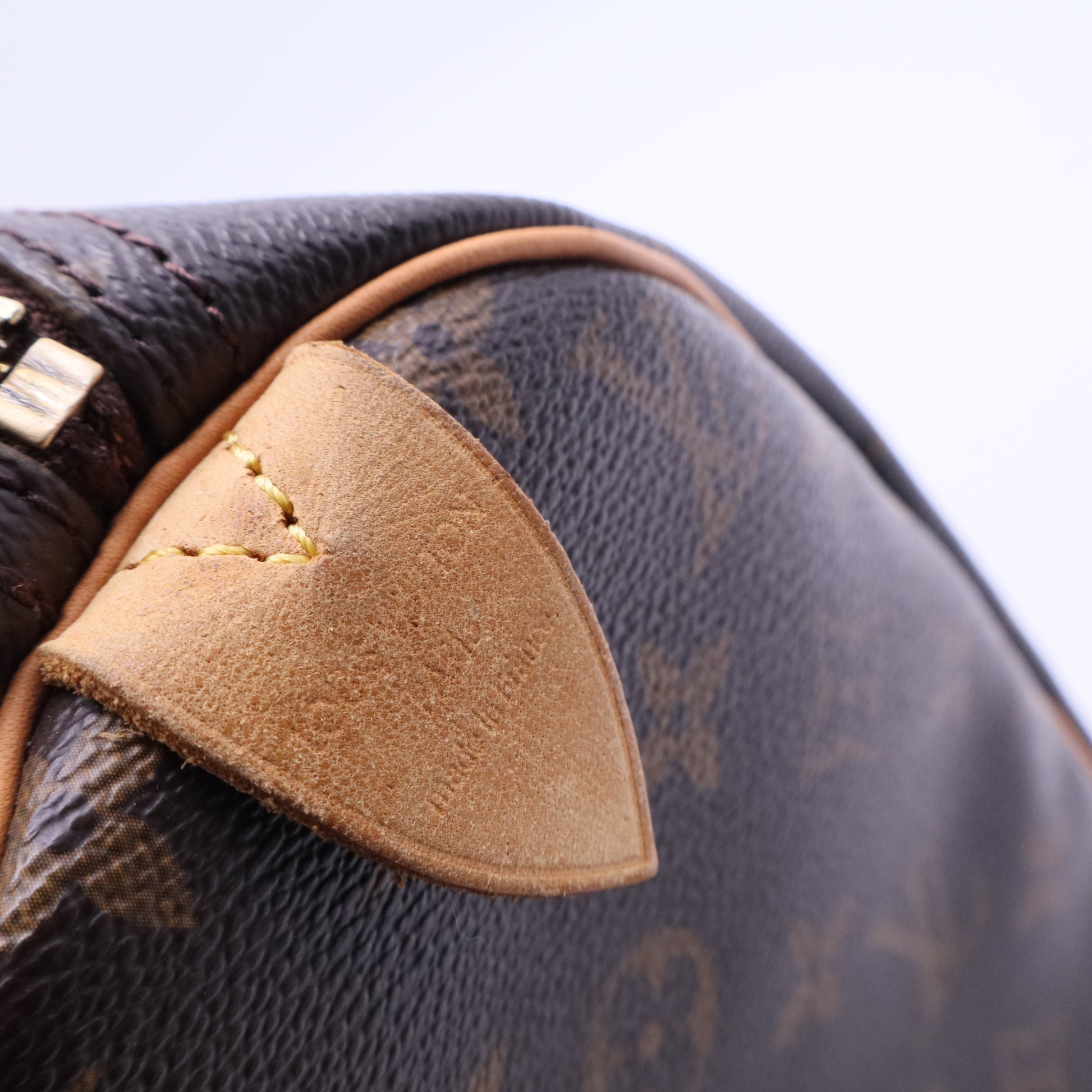 Louis Vuitton Monogram Speedy 30 Handbag Brown B10932 twins