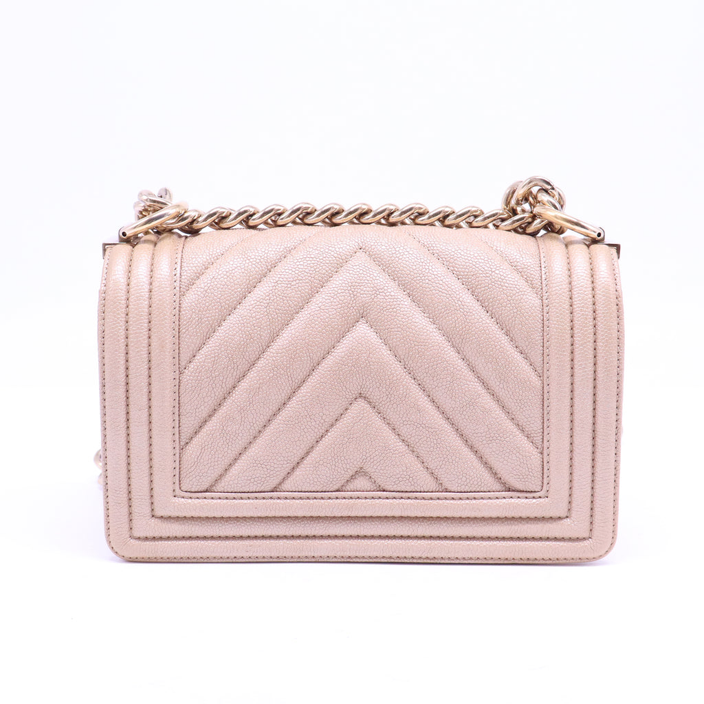 Le Boy Gold Small Leather B21145