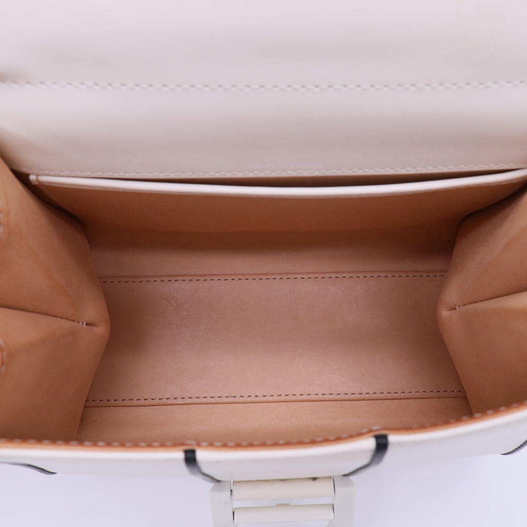 Delvaux Brillant Top Handle Bag Leather Mini Twins B22269