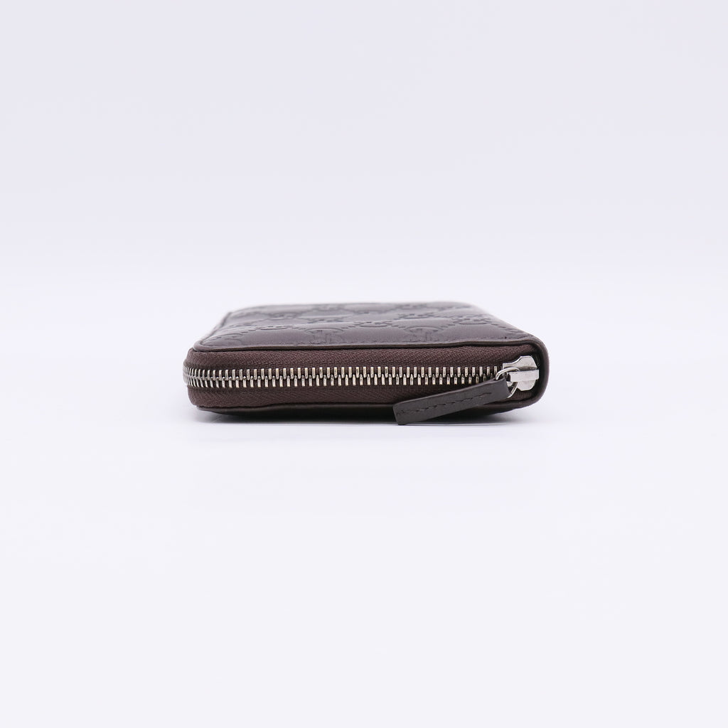 Gucci Guccissima Leather Zip-Around Wallet W22658