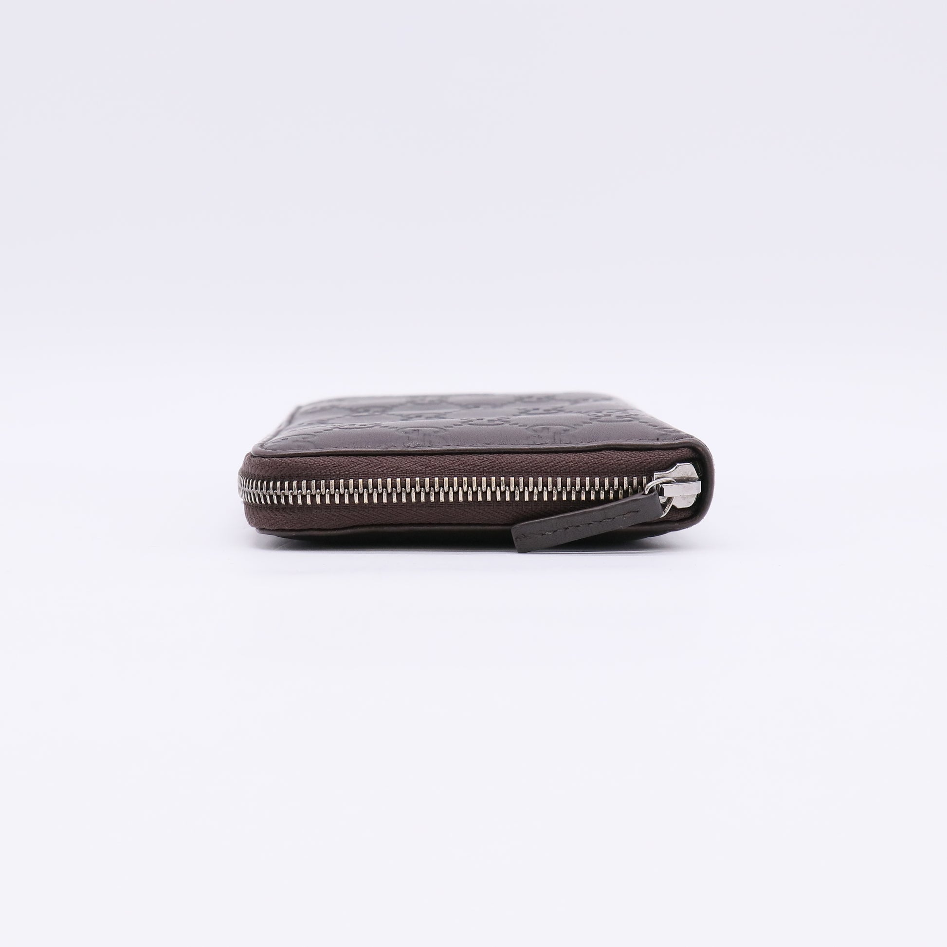 Gucci Guccissima Leather Zip-Around Wallet W22658