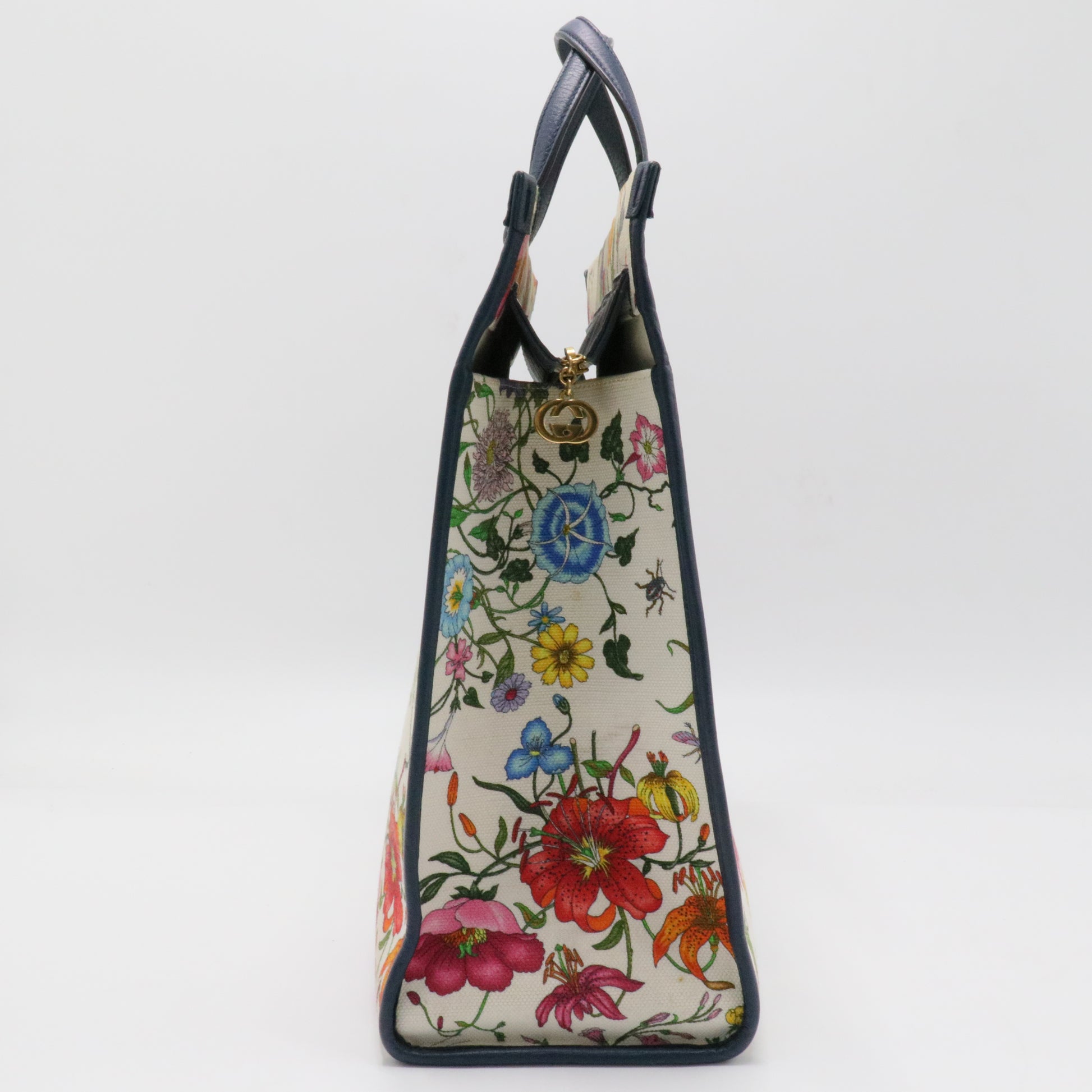 Convertible Tote Flora Canvas Large