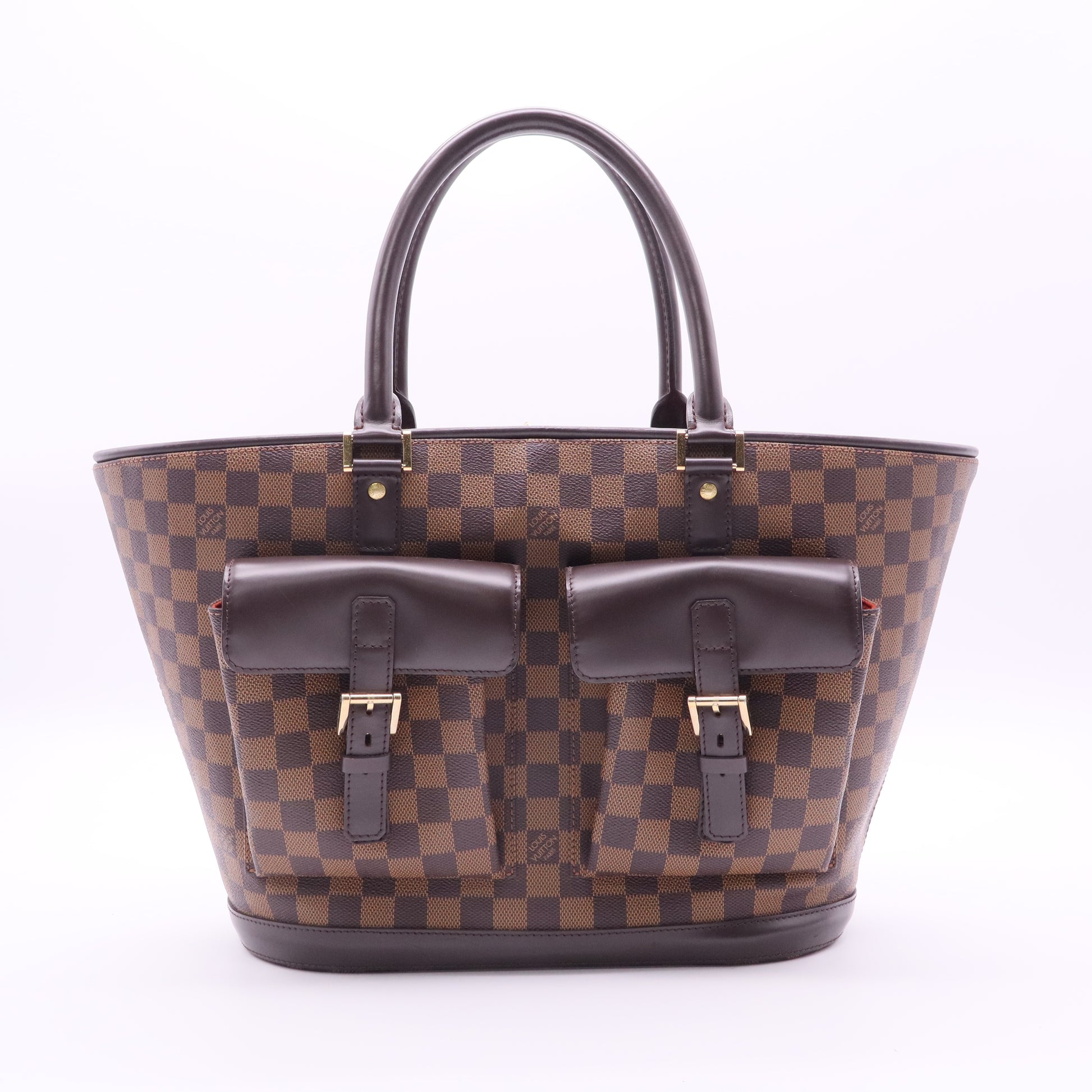 Louis Vuitton Damier Ebene Manosque GM twins