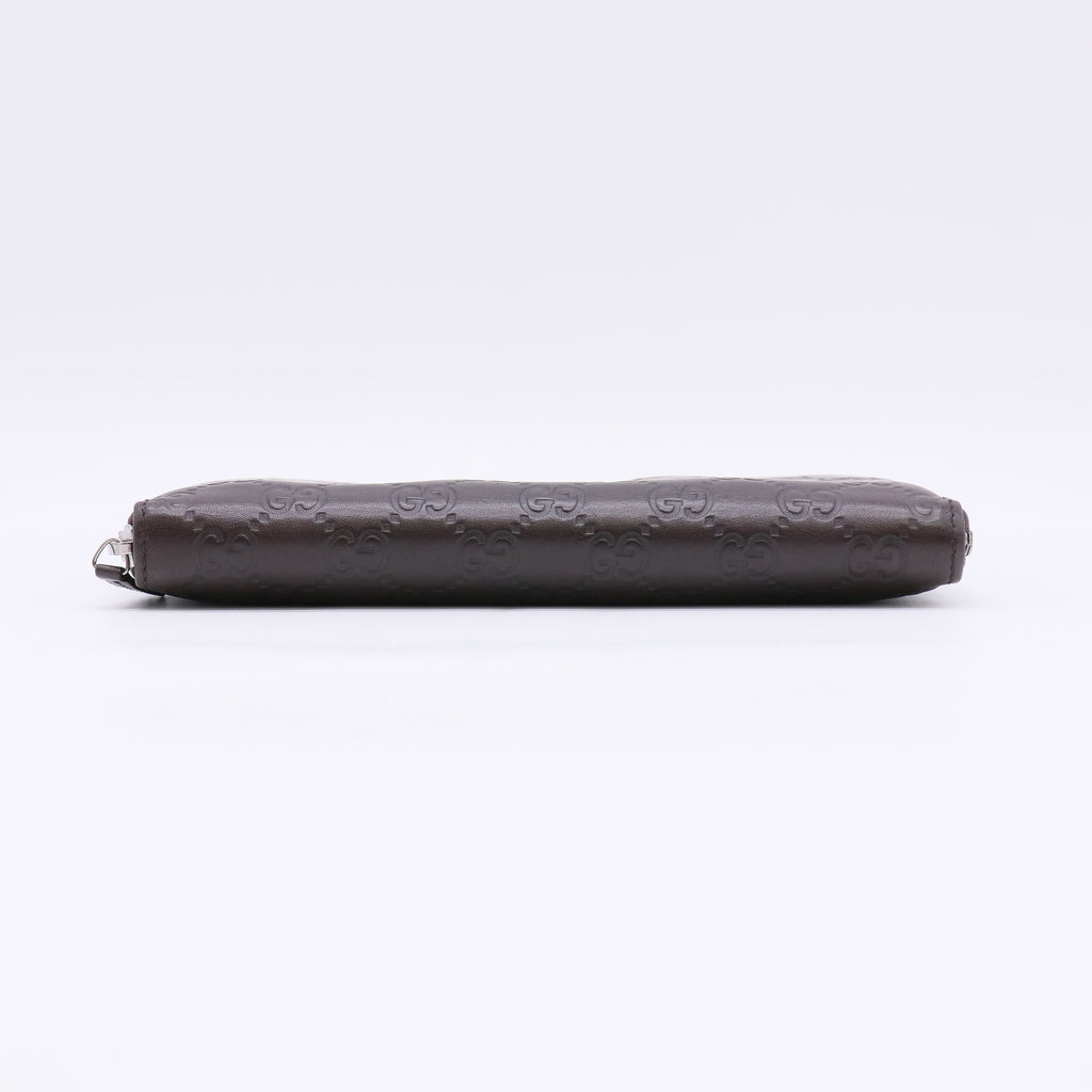 Gucci Guccissima Leather Zip-Around Wallet W22658