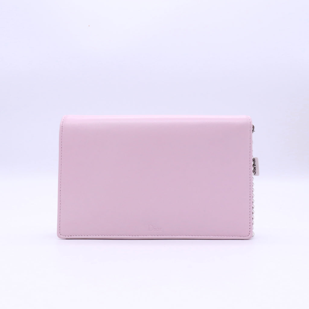 Christian Dior Diorama Wallet on Chain Patch Embellished Leather TWINS LDJ3616
