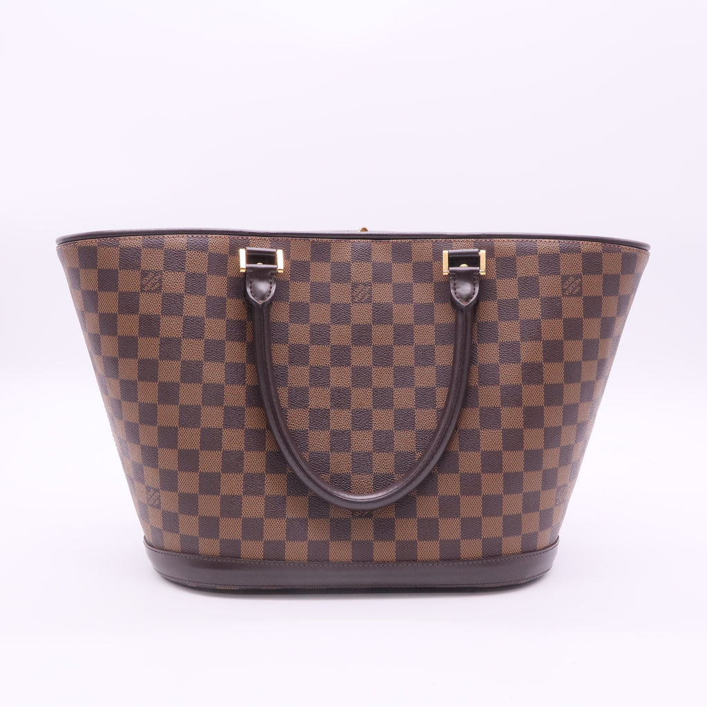 Louis Vuitton Damier Ebene Manosque GM twins