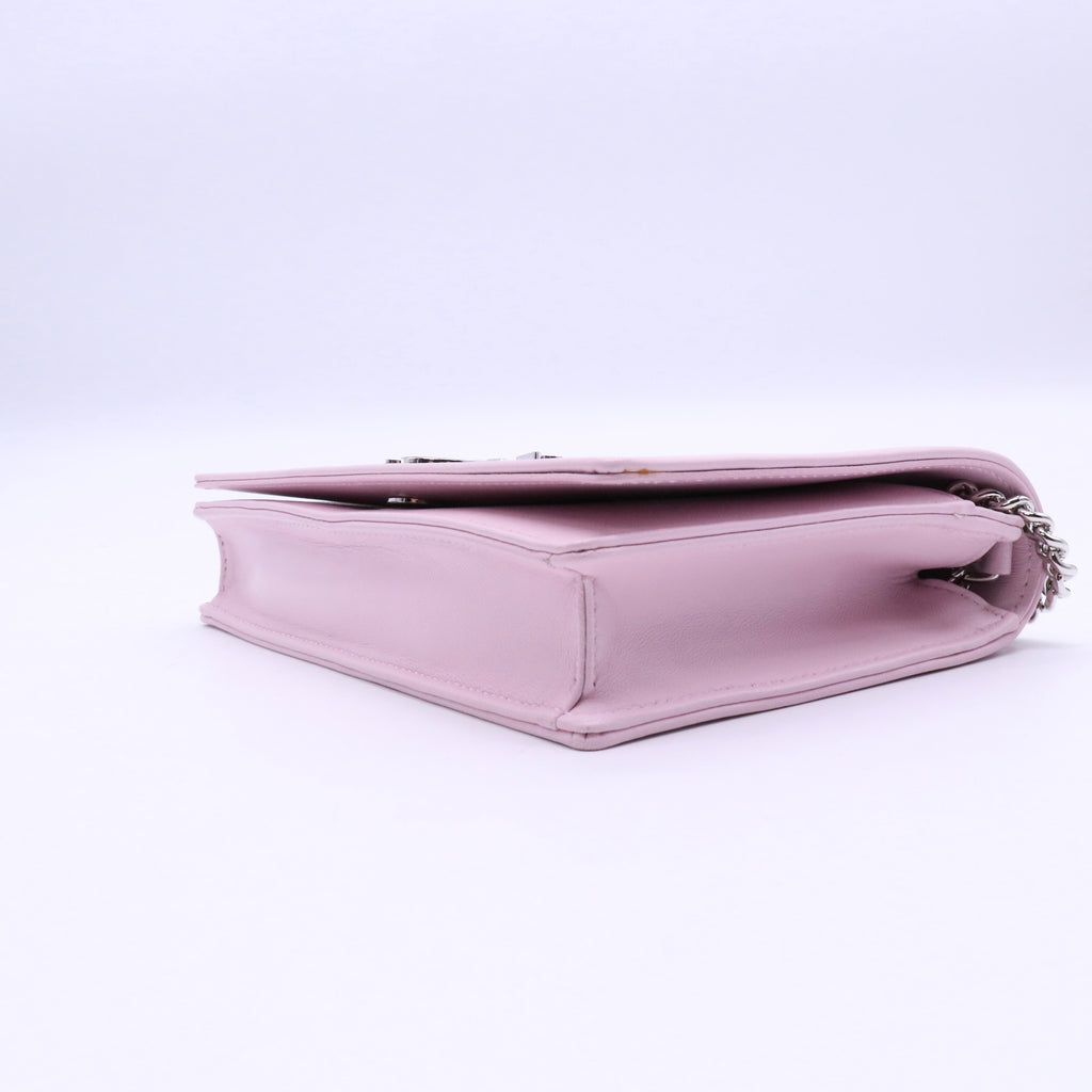 Christian Dior Diorama Wallet on Chain Patch Embellished Leather TWINS LDJ3616