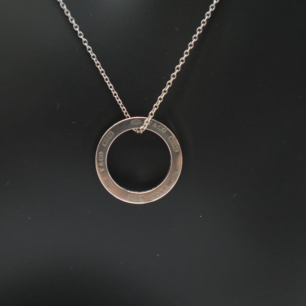 Tiffany 1837 Circle Pendant Necklace W21797