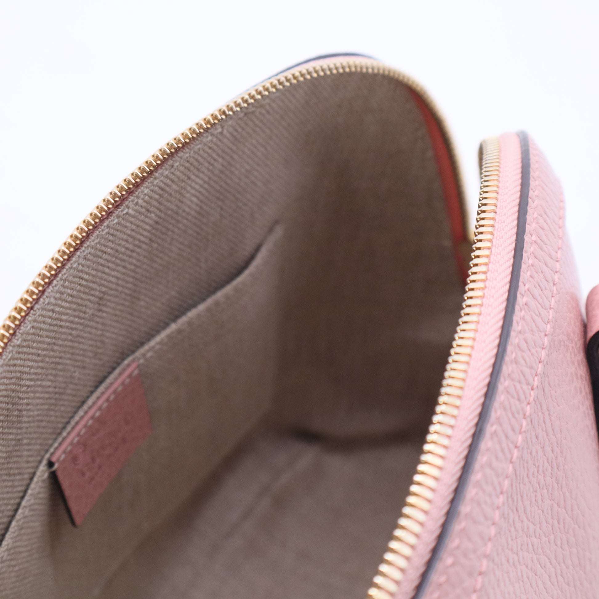  Light Pink Leather Dollar Small GG Charm Dome Bag B20360