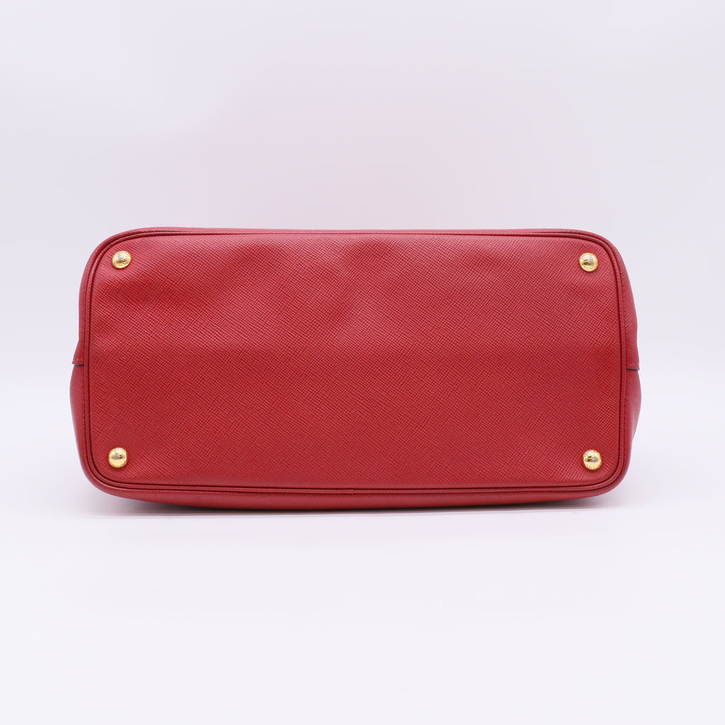 Prada Saffiano Cuir Medium Double Tote Bag B23184