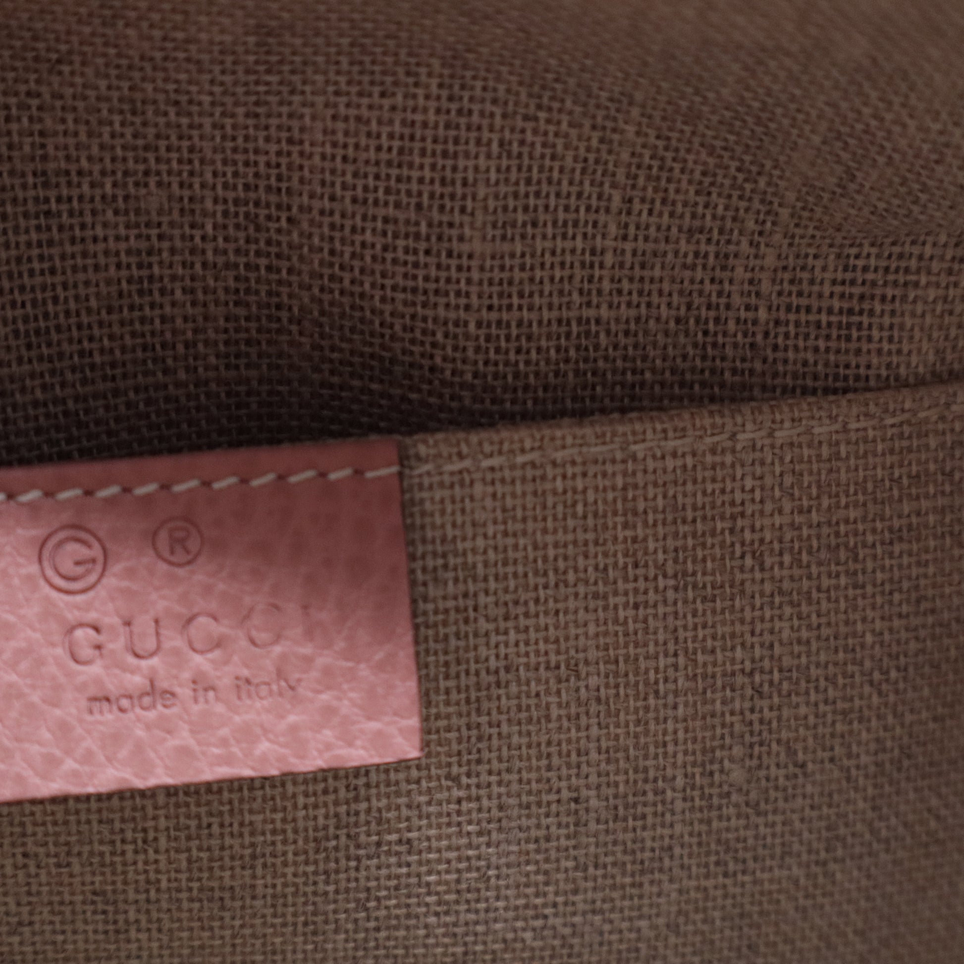  Light Pink Leather Dollar Small GG Charm Dome Bag B20360