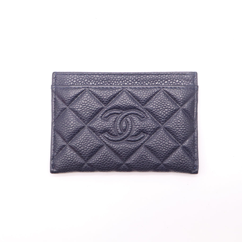 Chanel Caviar Quilted Timeless CC Card Holder W22593