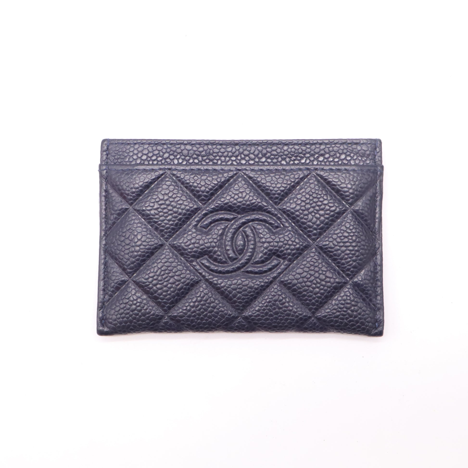 Chanel Caviar Quilted Timeless CC Card Holder W22593