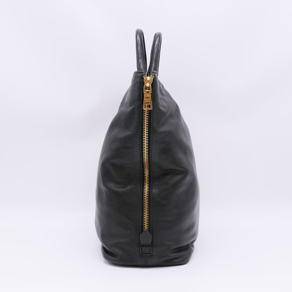 Prada Vitello Daino Leather Large Shopping Tote Bag B23337