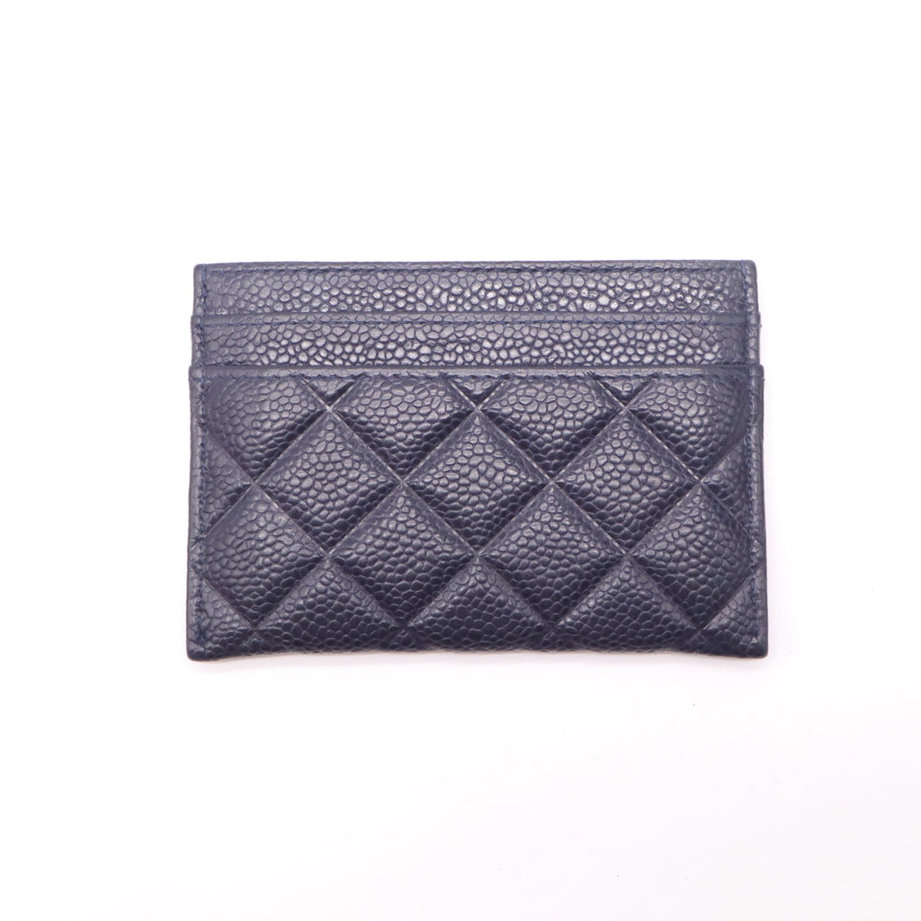 Chanel Caviar Quilted Timeless CC Card Holder W22593