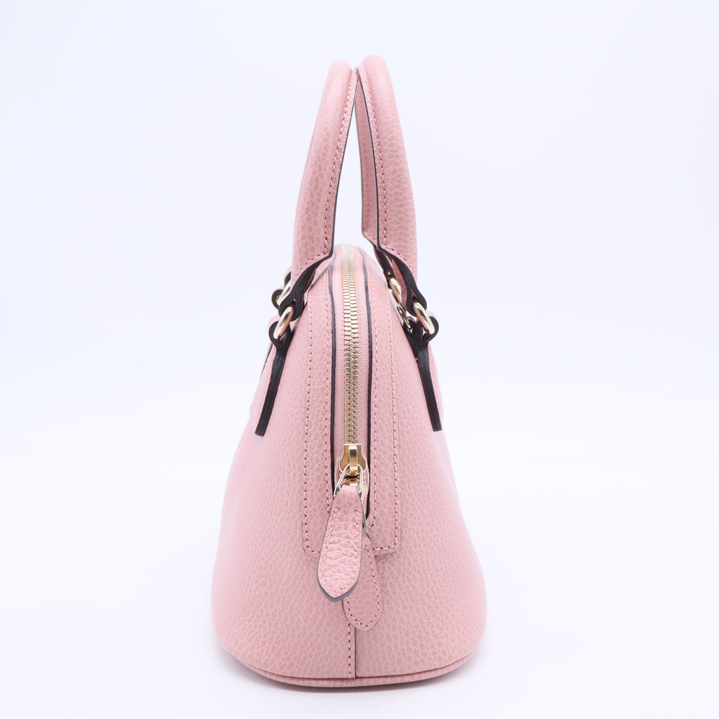  Light Pink Leather Dollar Small GG Charm Dome Bag B20360