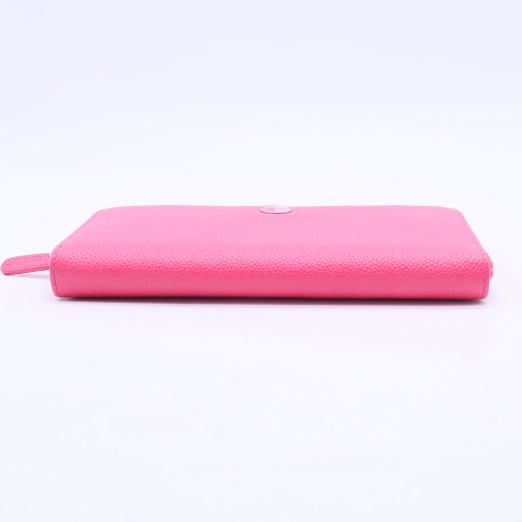 Classic Long Flap Wallet Fuchsia Pink W20297