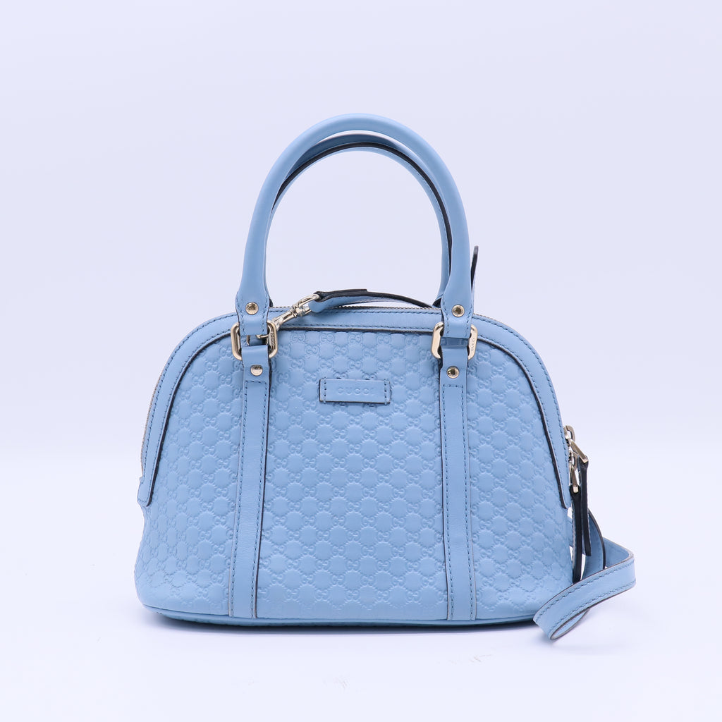 Gucci Convertible Dome Satchel Microguccissima Small Twins LDJ4139