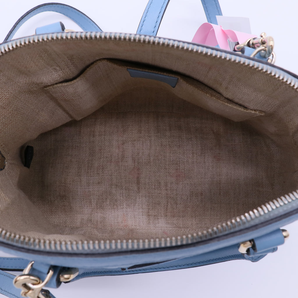 Gucci Convertible Dome Satchel Microguccissima Small Twins LDJ4139