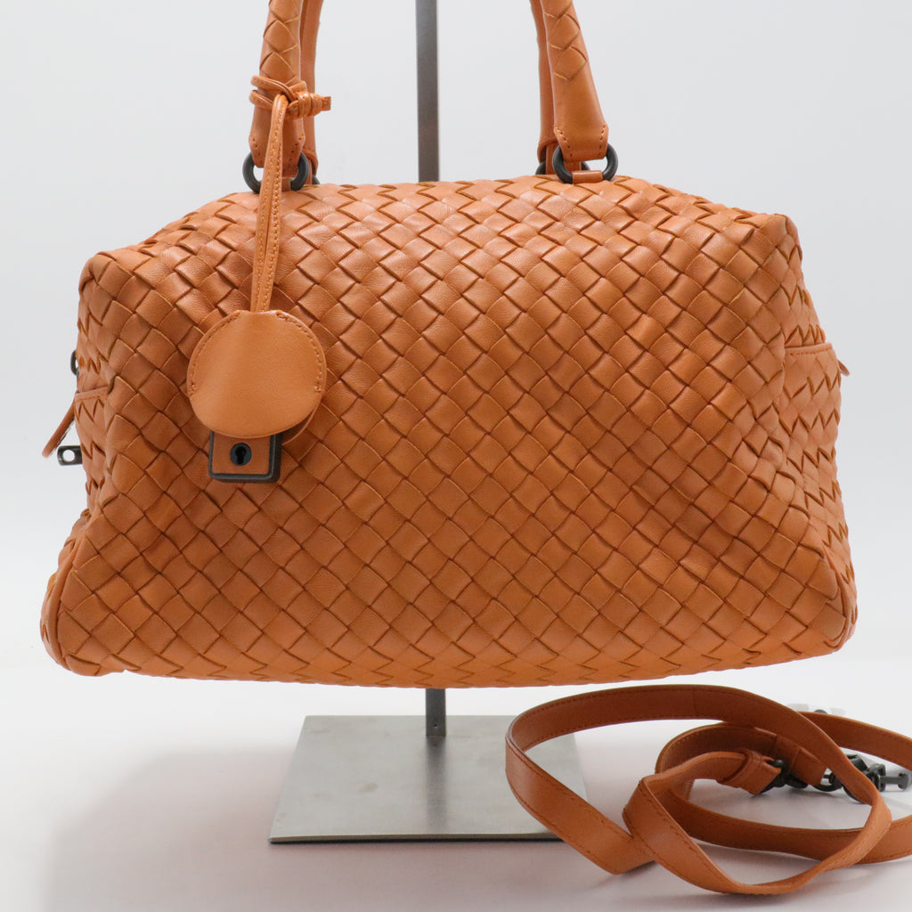 Convertible Boston Bag Intrecciato Nappa Small