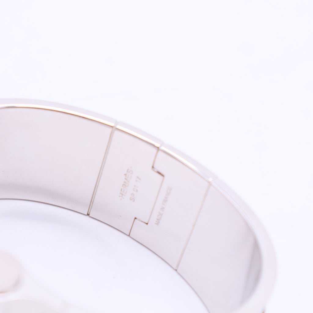 Leather Wide Hinged Bracelet