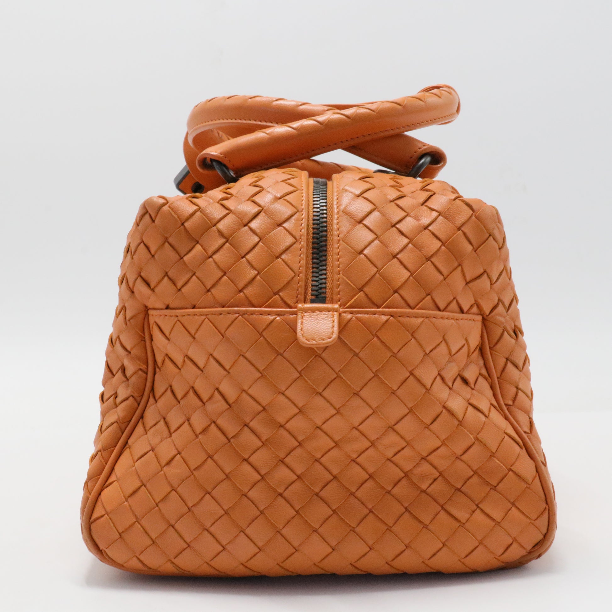 Convertible Boston Bag Intrecciato Nappa Small