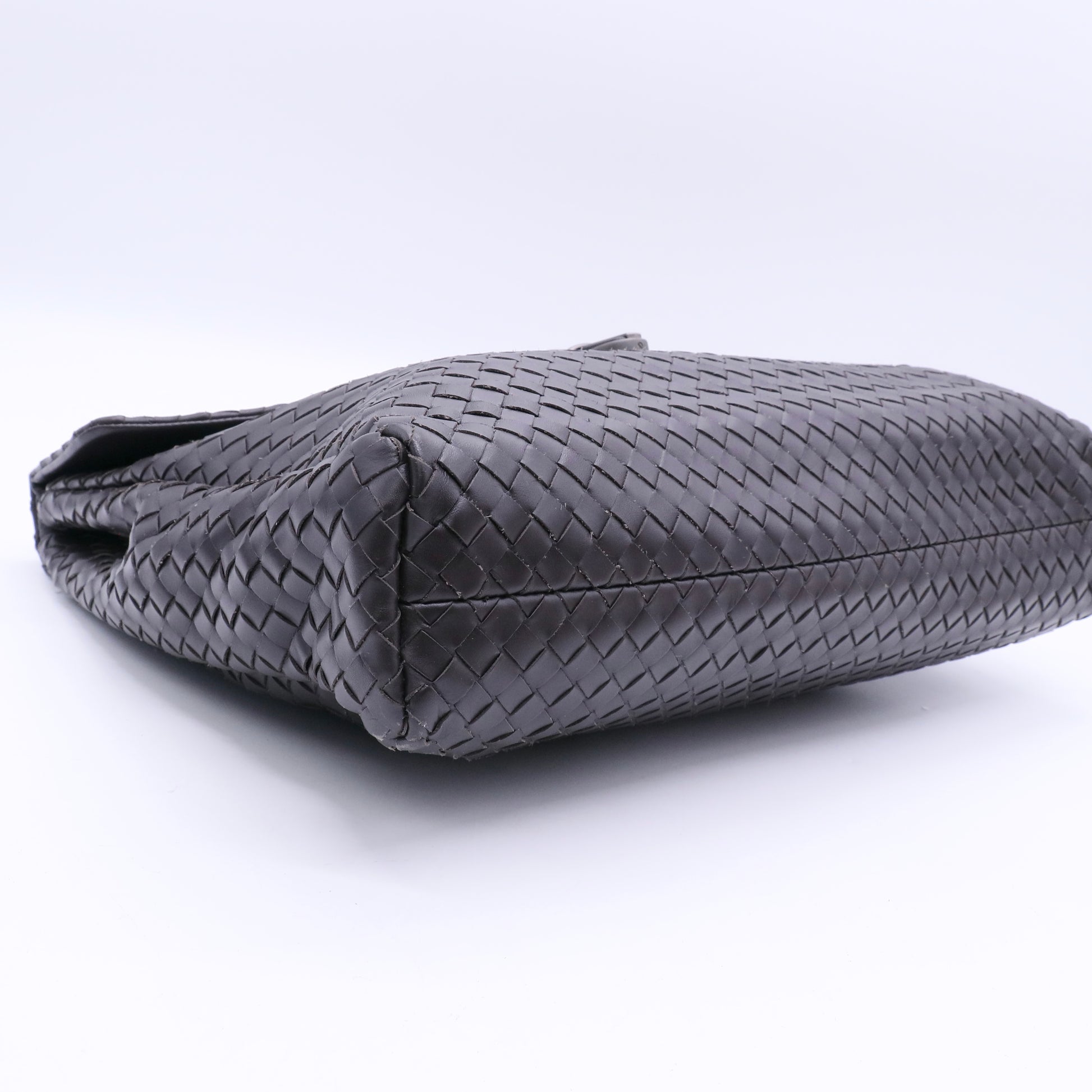 Black Nappa Intrecciato Briefcase Twins LDJ3653
