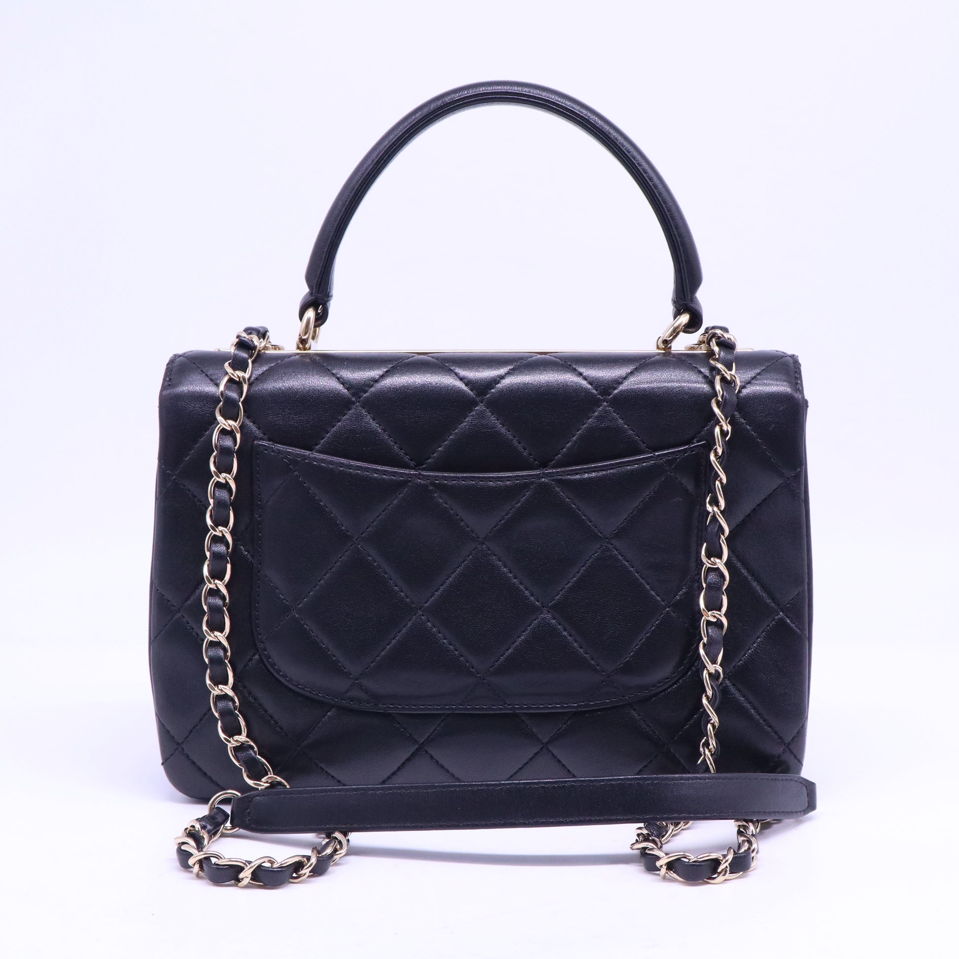 Small Trendy CC Dual Handle Flap Bag B21147