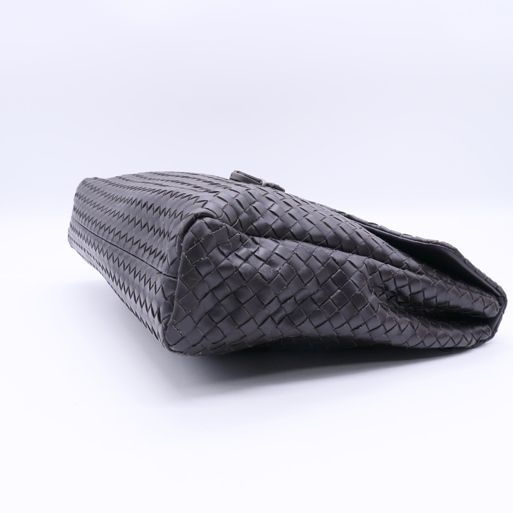 Black Nappa Intrecciato Briefcase Twins LDJ3653