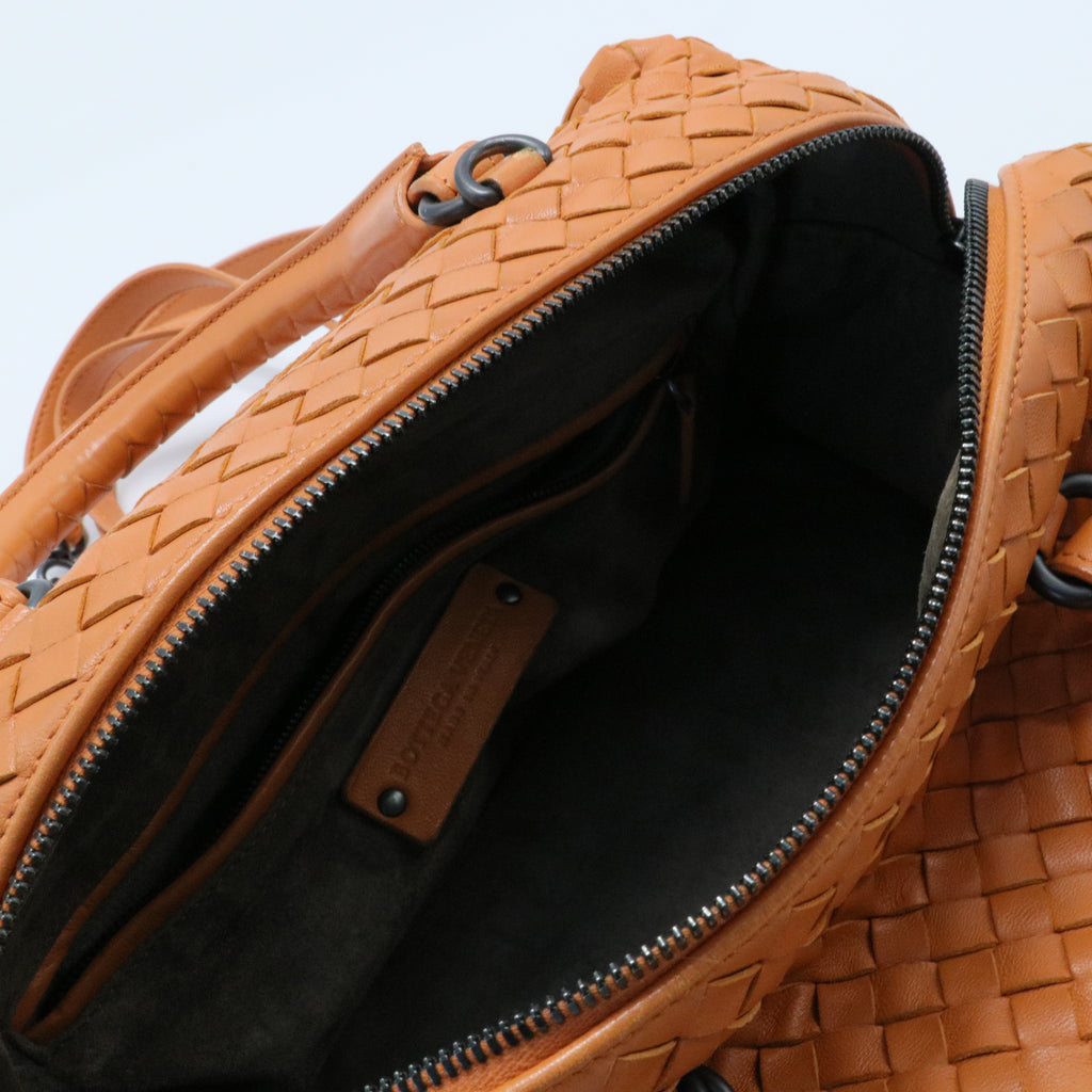 Convertible Boston Bag Intrecciato Nappa Small