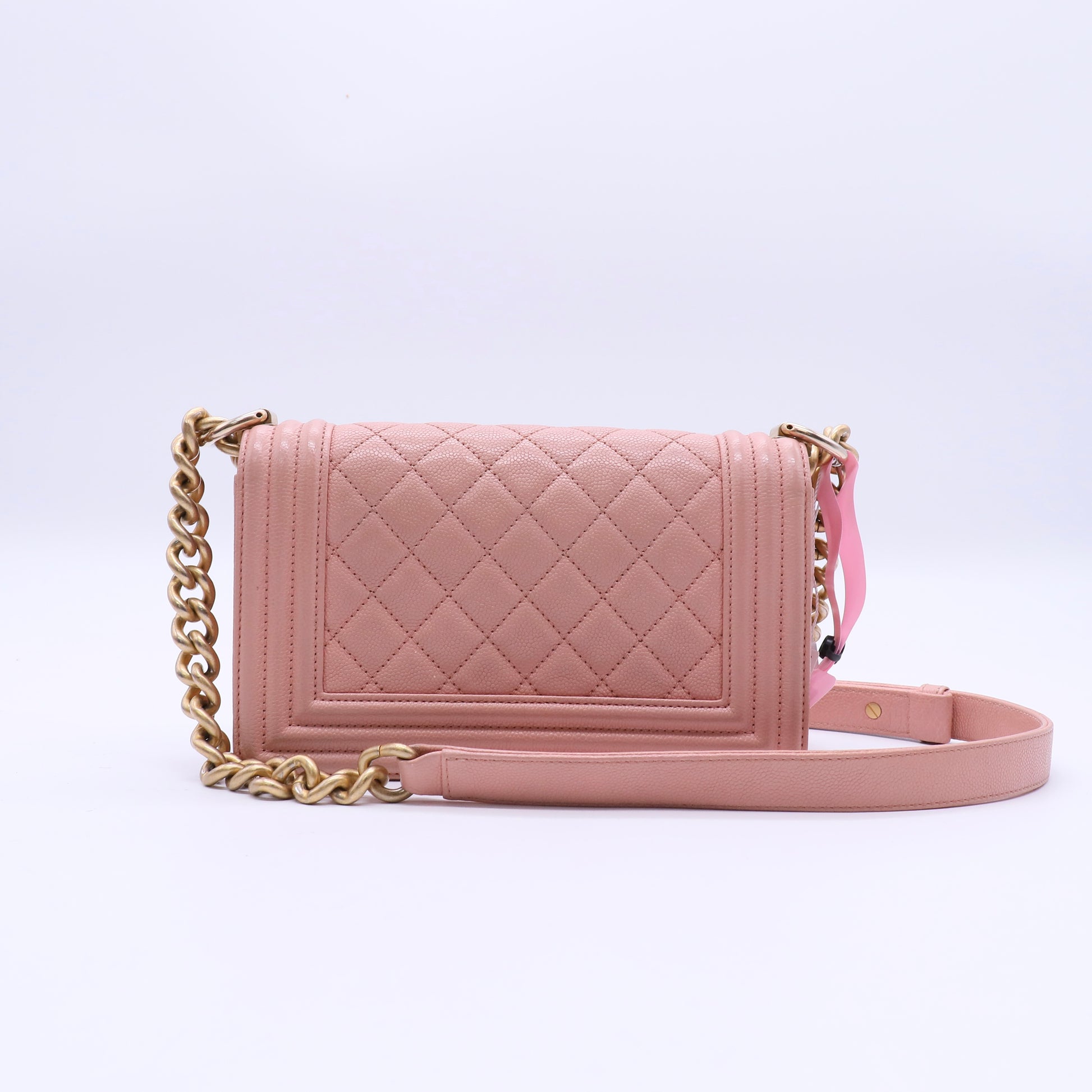 Boy Flap Bag Quilted Caviar Small Twins LDJ3677