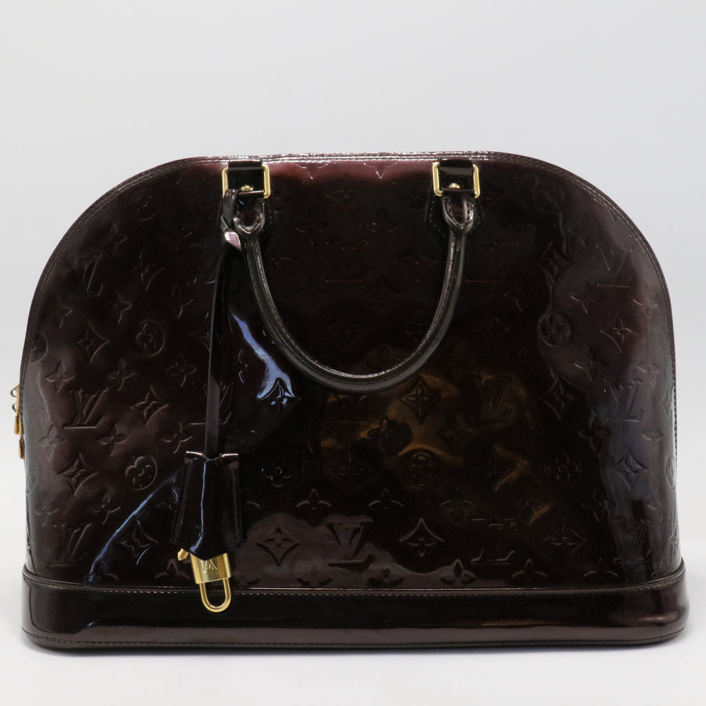 Alma Handbag Monogram Vernis GM