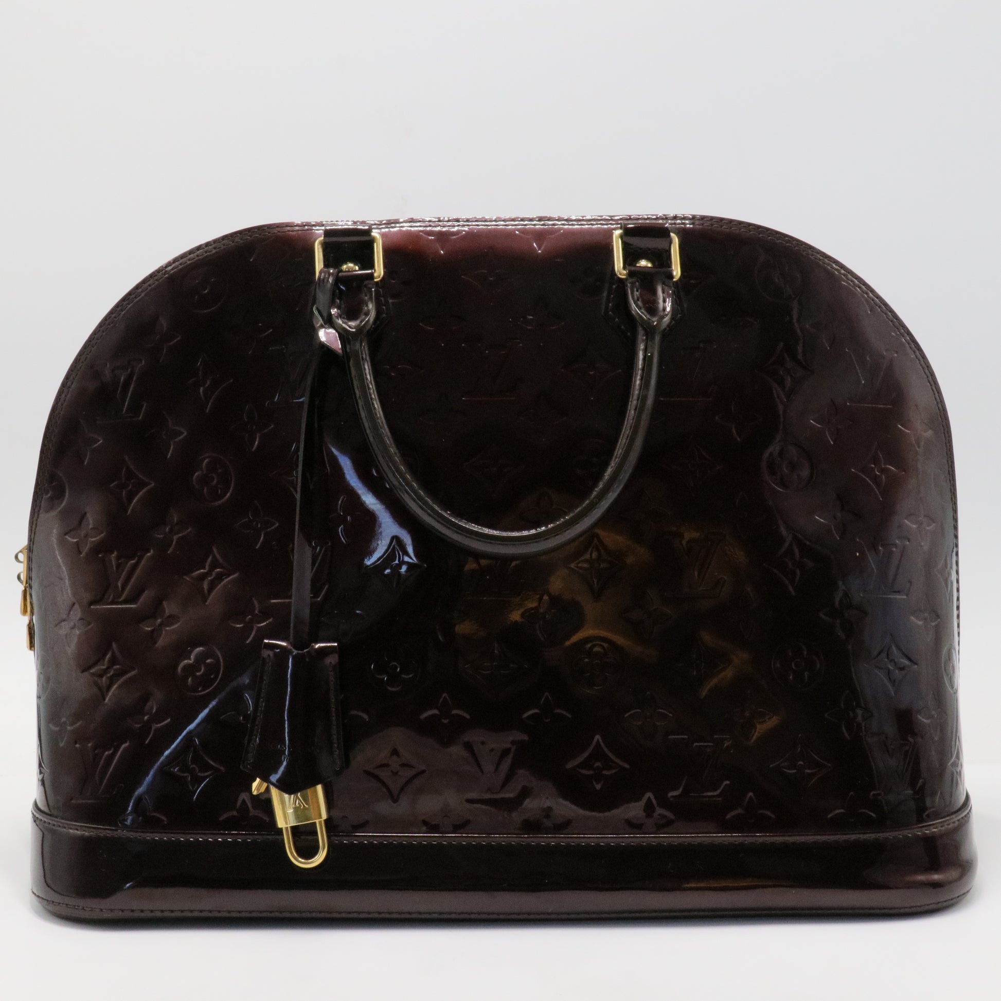 Alma Handbag Monogram Vernis GM