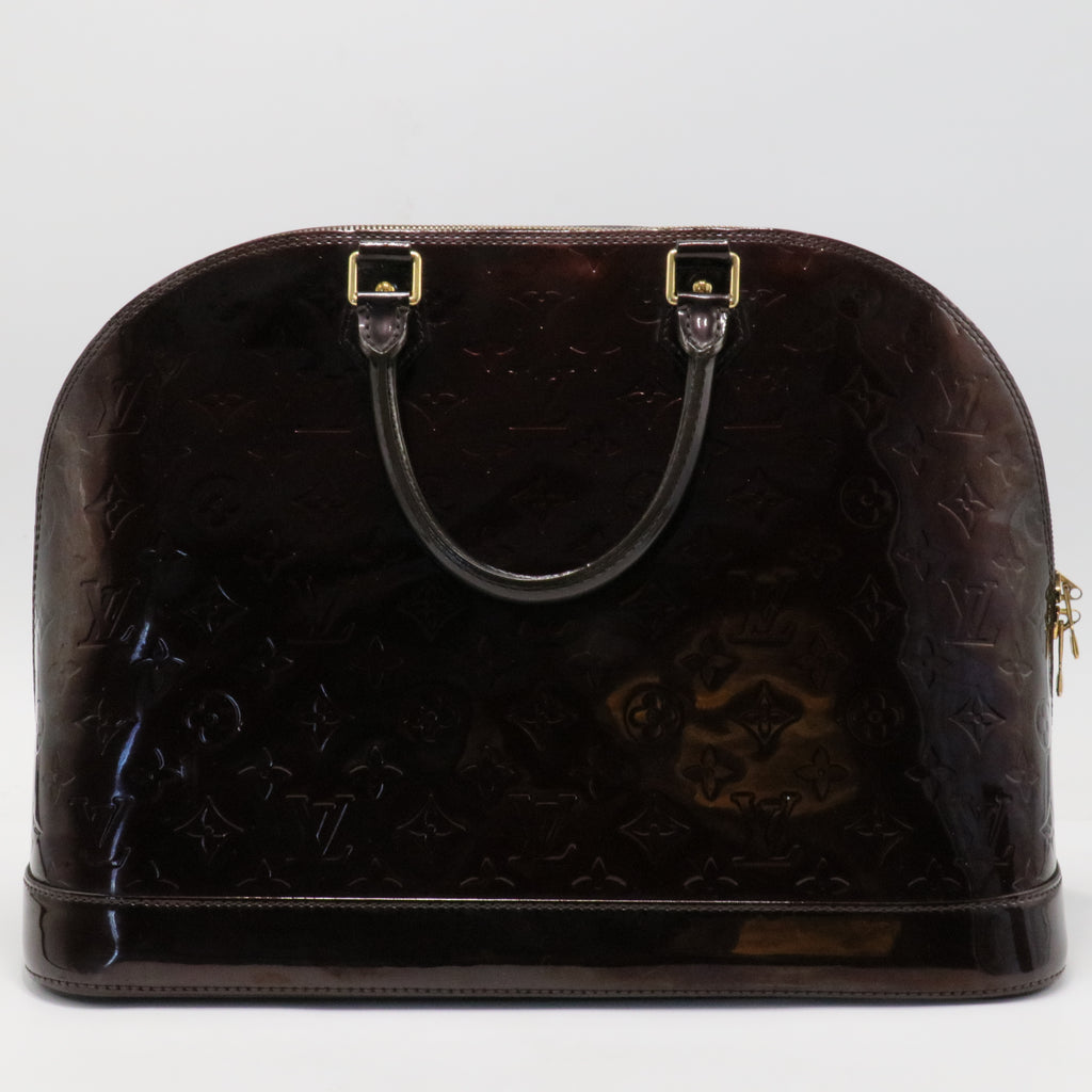 Alma Handbag Monogram Vernis GM