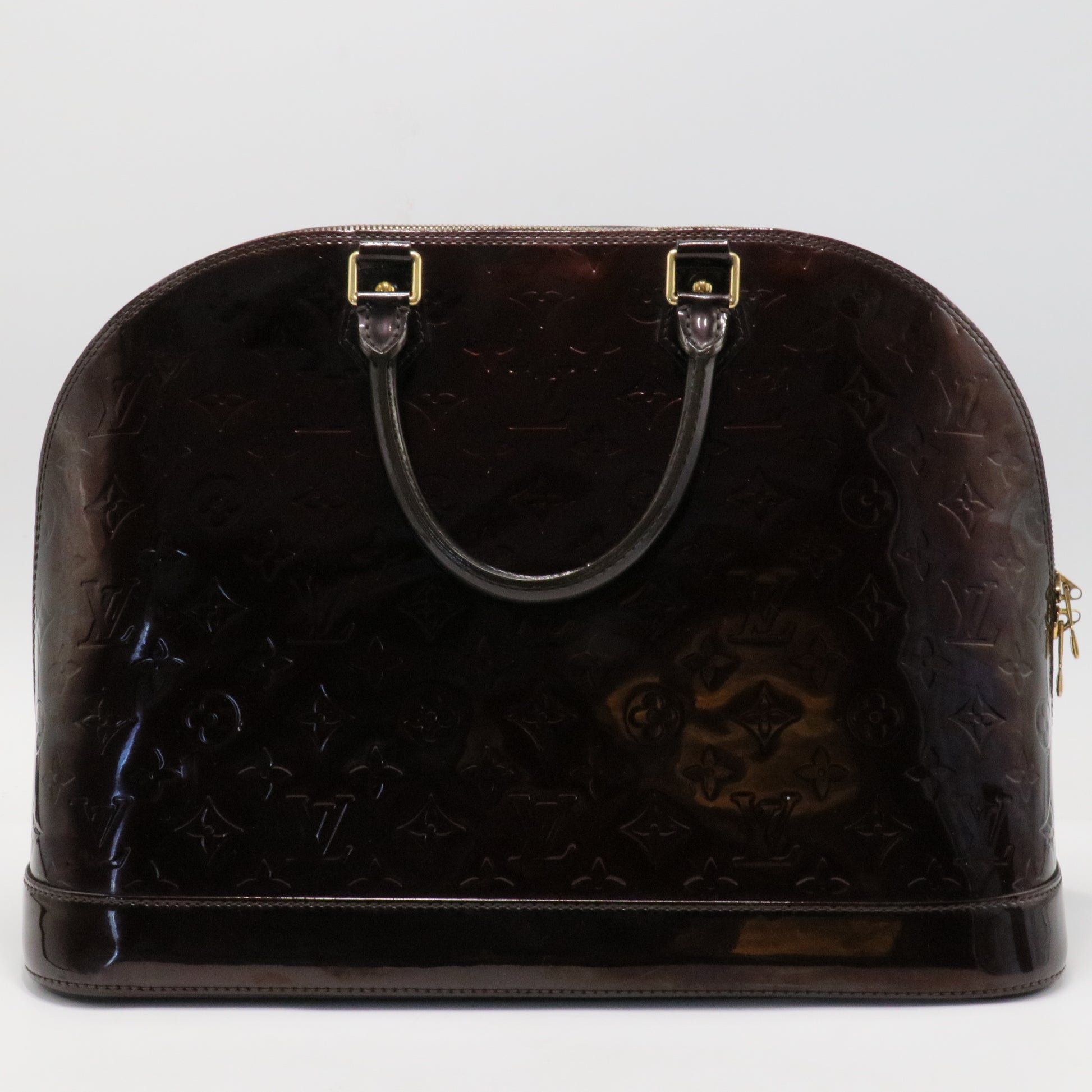 Alma Handbag Monogram Vernis GM