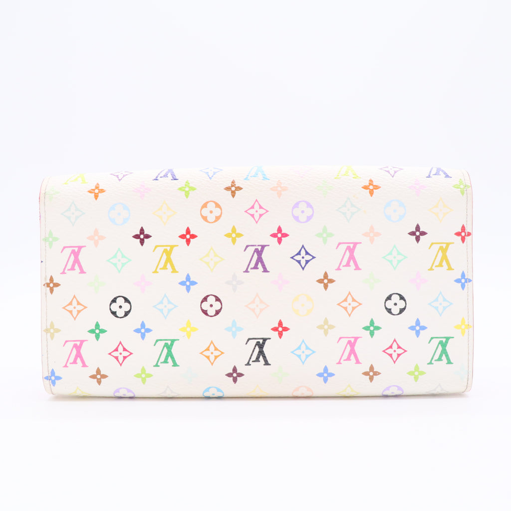 Multicolore Monogram Pattern Sarah Wallet