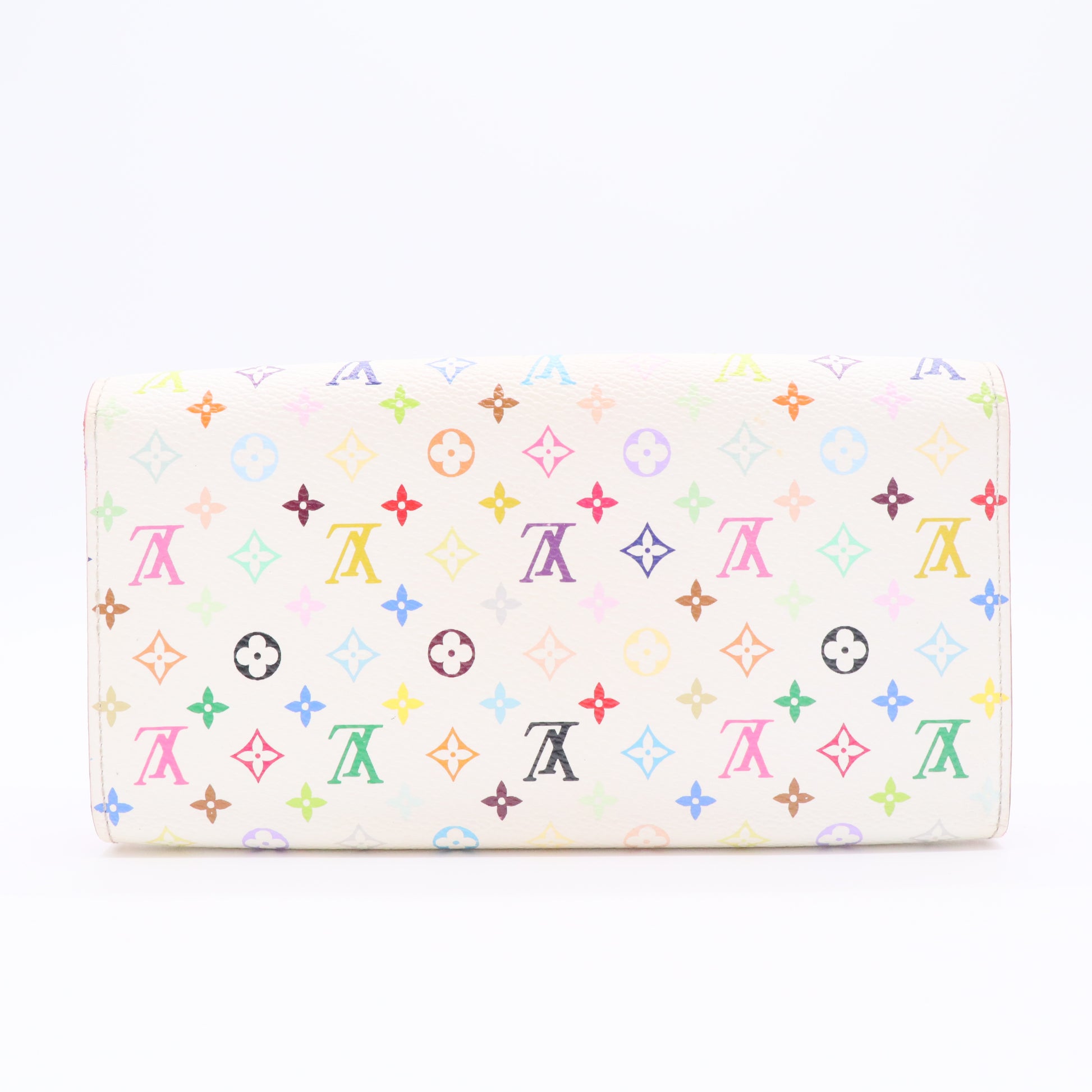 Multicolore Monogram Pattern Sarah Wallet