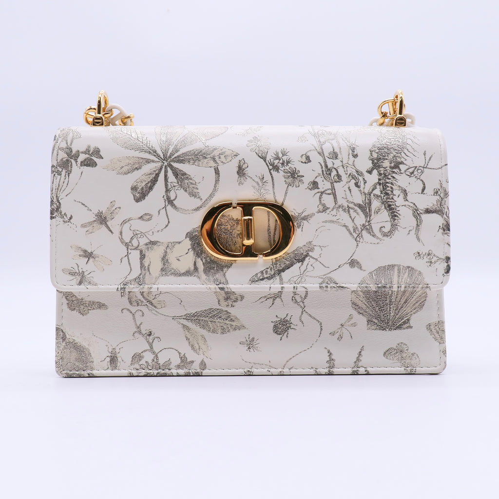 Miss Caro Flap Bag Printed Leather Mini Twins LDJ3679