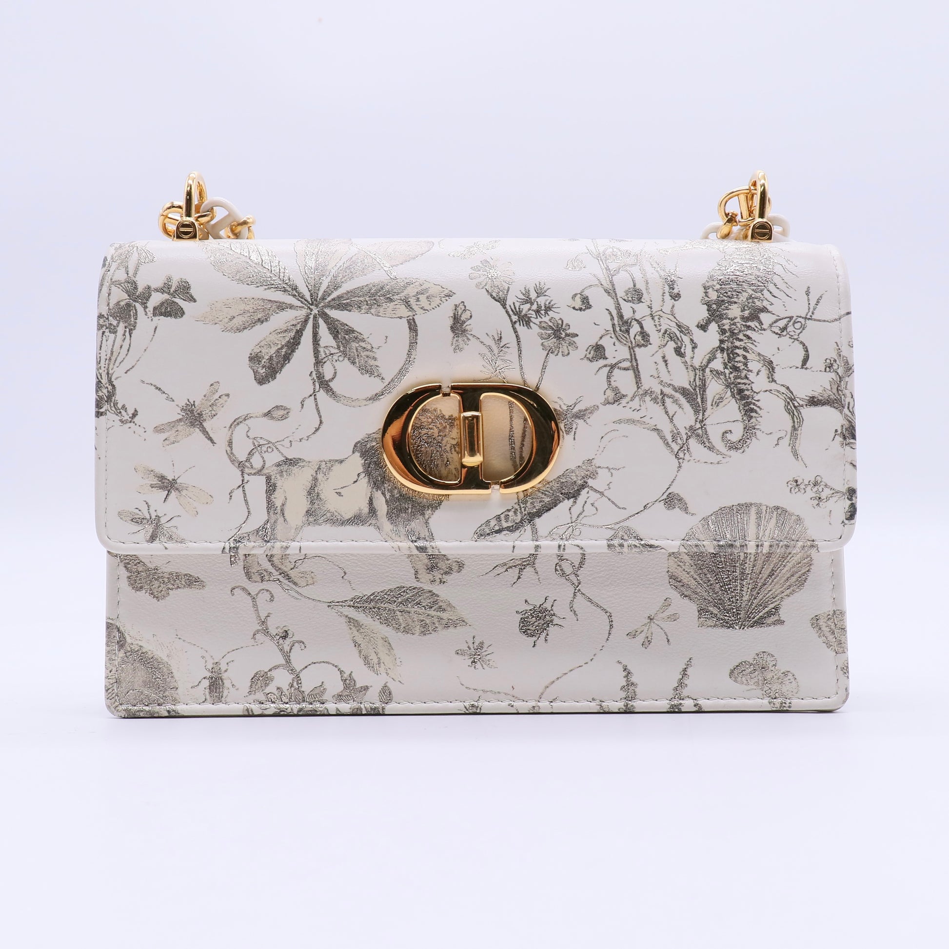 Miss Caro Flap Bag Printed Leather Mini Twins LDJ3679