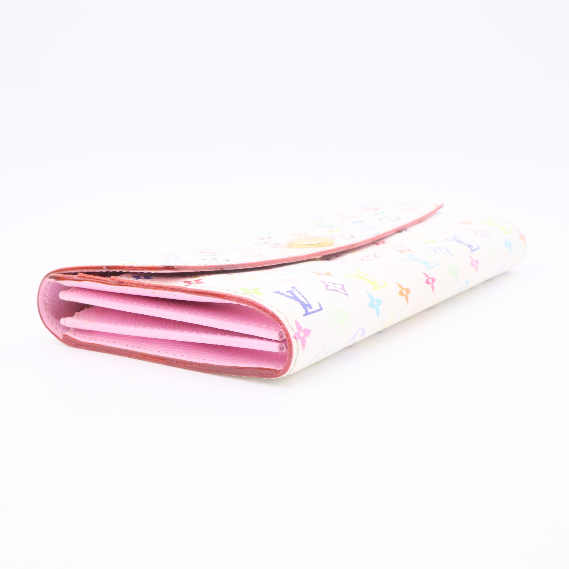 Multicolore Monogram Pattern Sarah Wallet