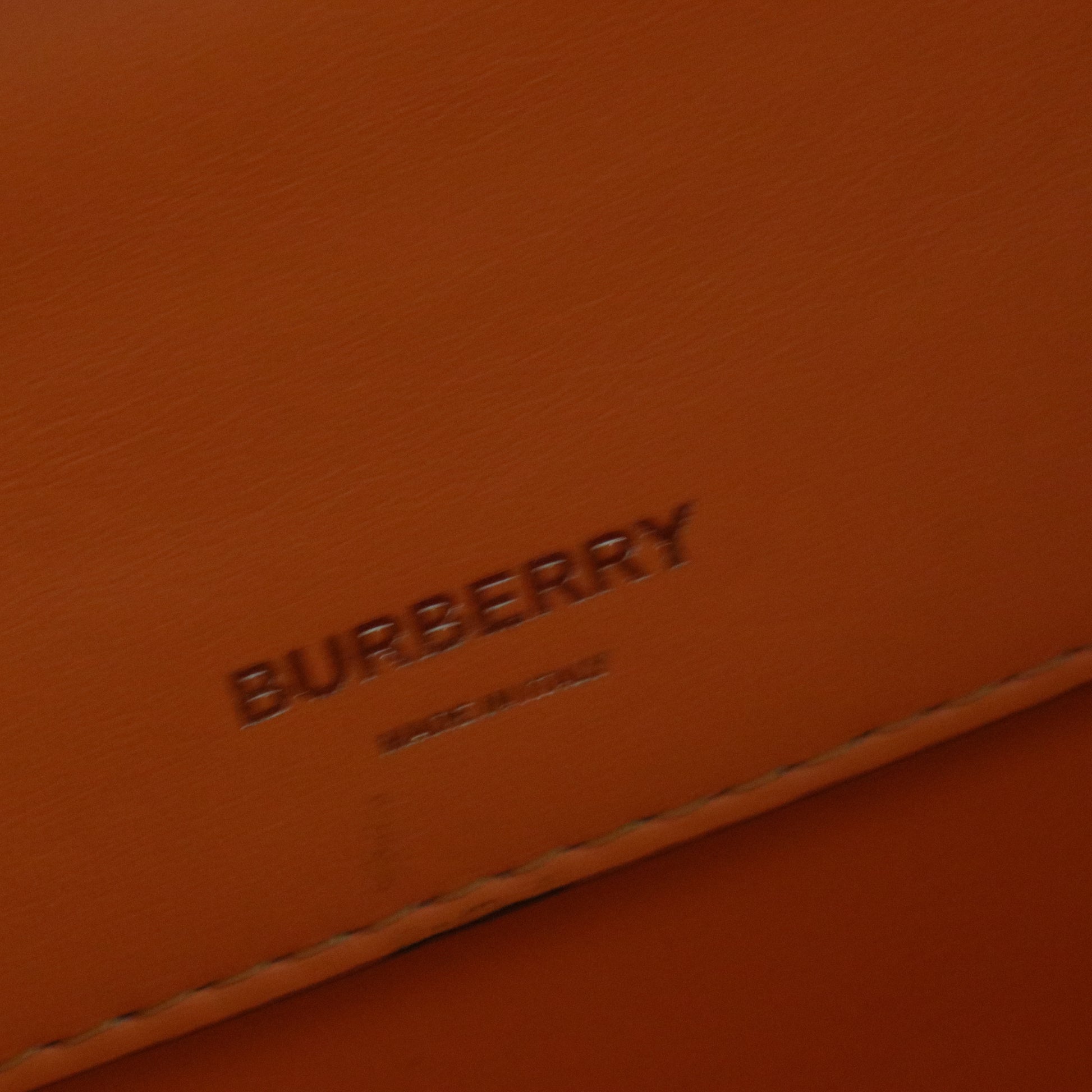 Handbag Burberry camel in leather
