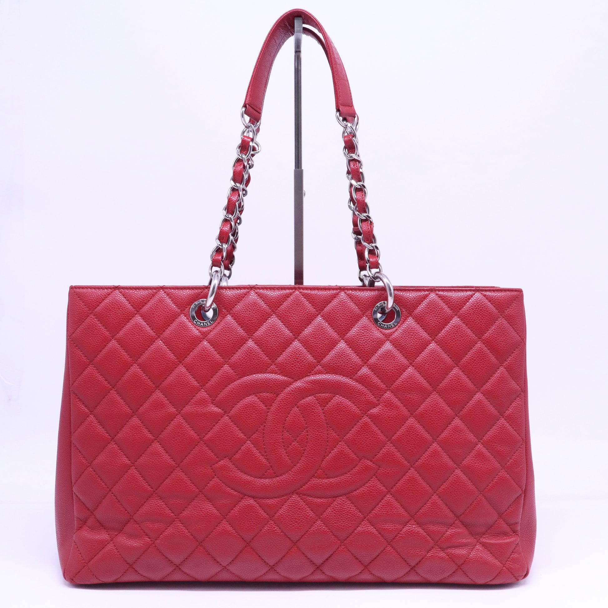 Grand Shopping Tote Quilted Caviar XL B20874