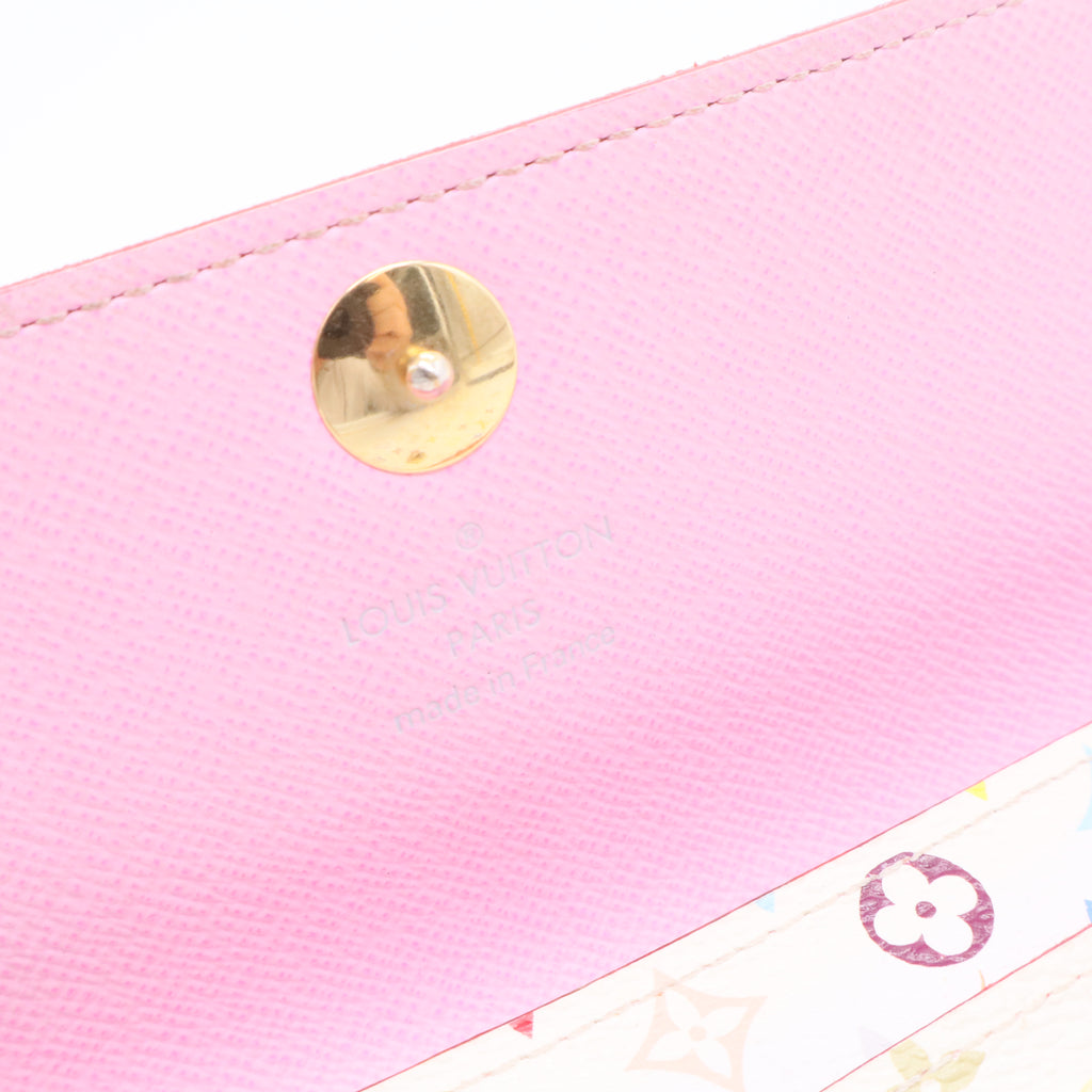 Multicolore Monogram Pattern Sarah Wallet