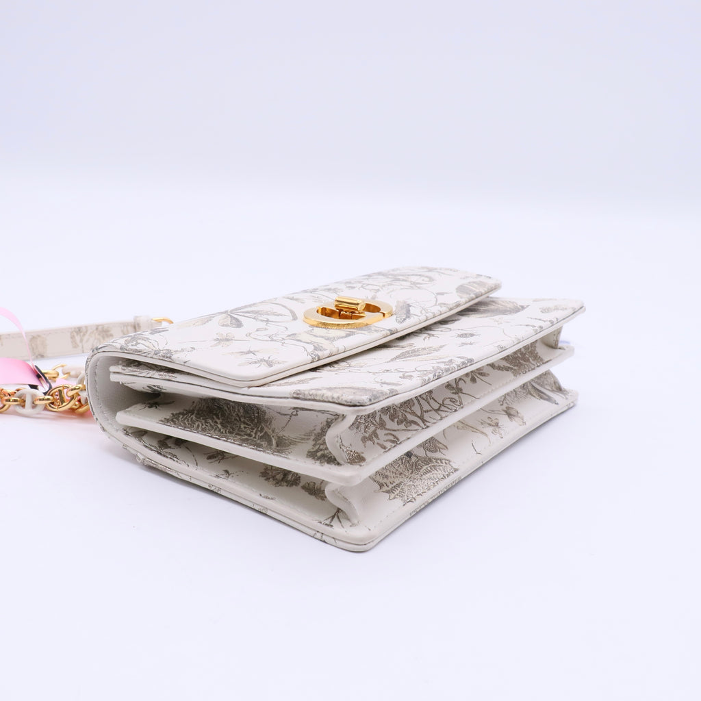 Miss Caro Flap Bag Printed Leather Mini Twins LDJ3679