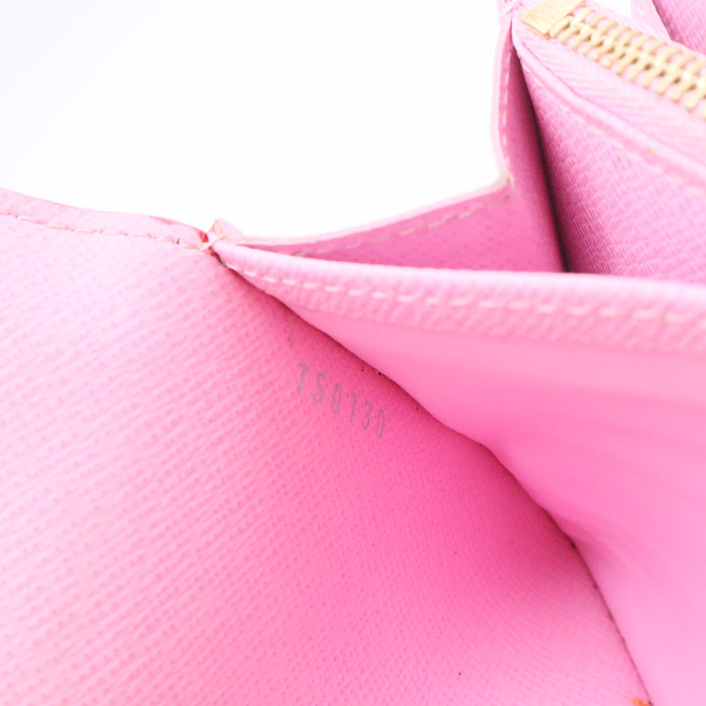 Multicolore Monogram Pattern Sarah Wallet