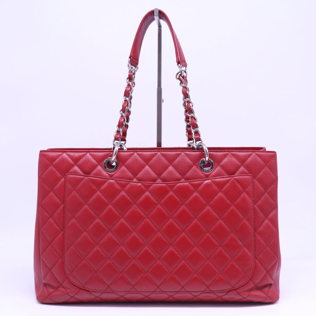 Grand Shopping Tote Quilted Caviar XL B20874