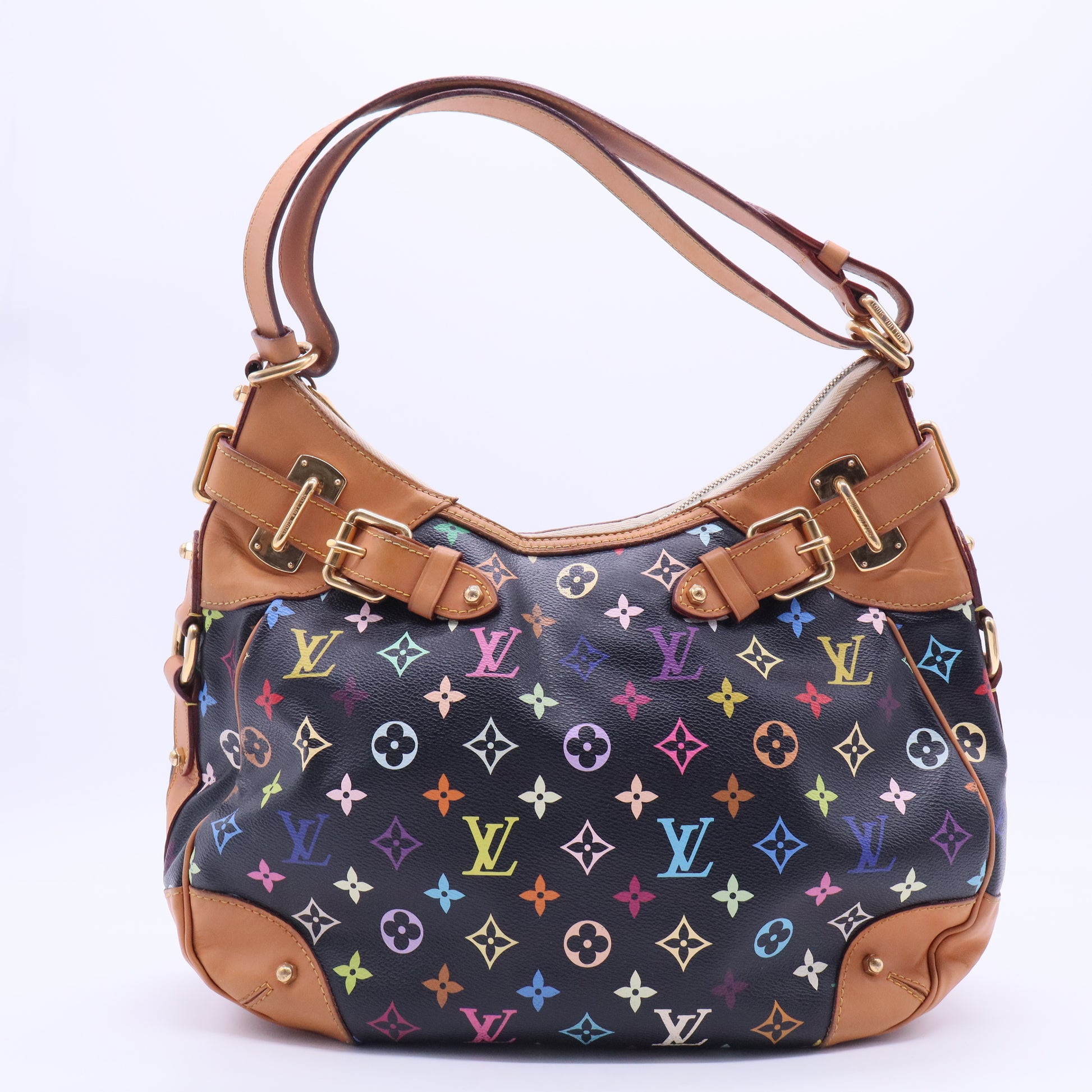 Louis Vuitton Greta Handbag Monogram Multicolor B6551 twins